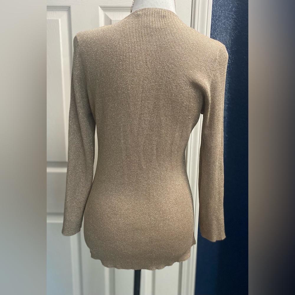 August Silk Ribbed Knit blouse - Picture 5 of 7